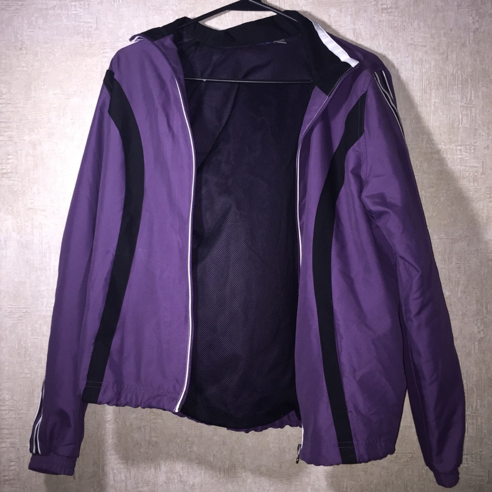 Purple windbreaker